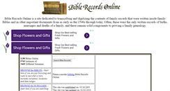 Desktop Screenshot of biblerecords.com